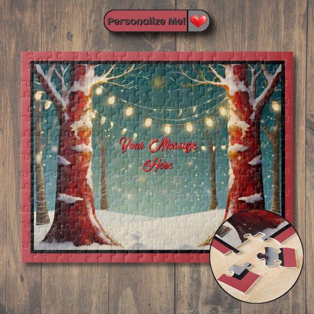 Customizable Christmas Jigsaw Puzzle (Customizable Christmas Jigsaw Puzzle)
