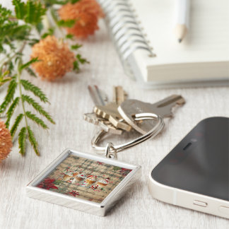 Customizable Christmas Keychain