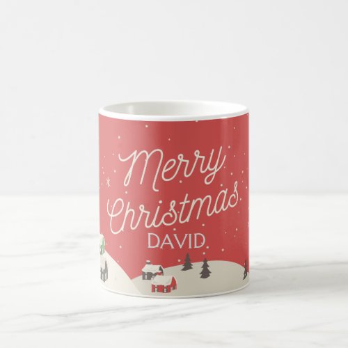 Customizable christmas mug