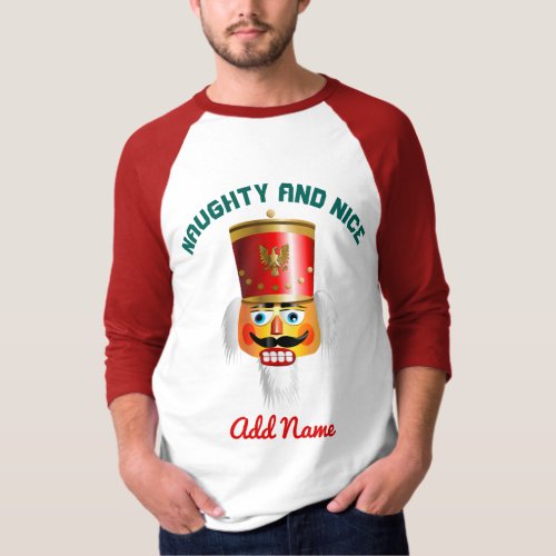 Customizable Christmas Nutcracker Toy Soldier T_Shirt