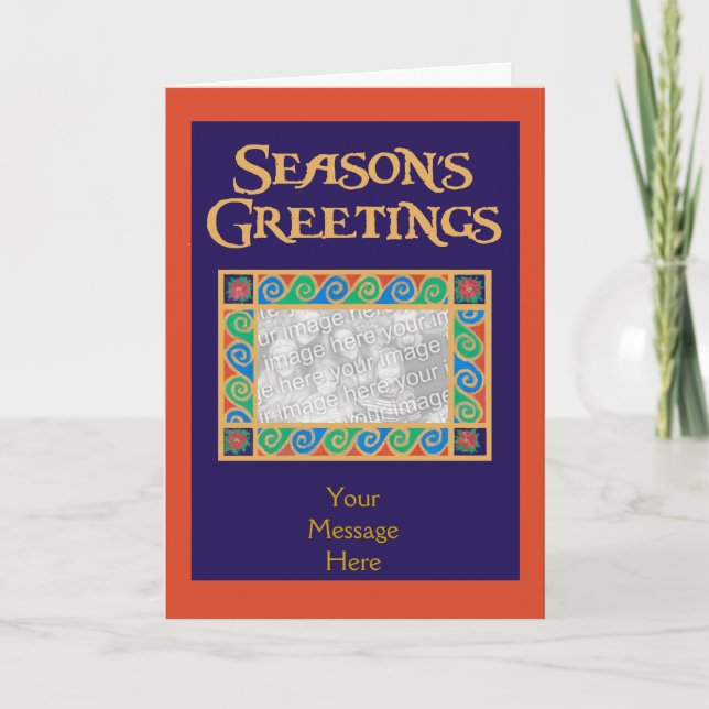 Customizable Christmas Photo Card (Front)