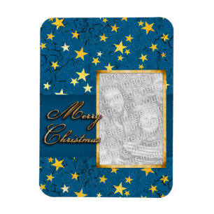 Customizable Christmas Photo Frame Magnet