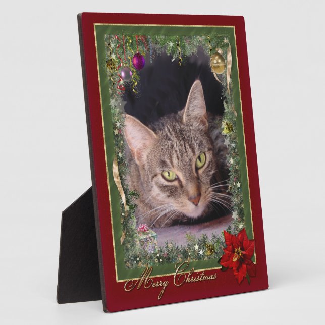 Customizable Christmas Photo Plaque (Side)