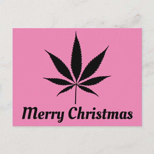 Customizable  Christmas Postcard (Front)
