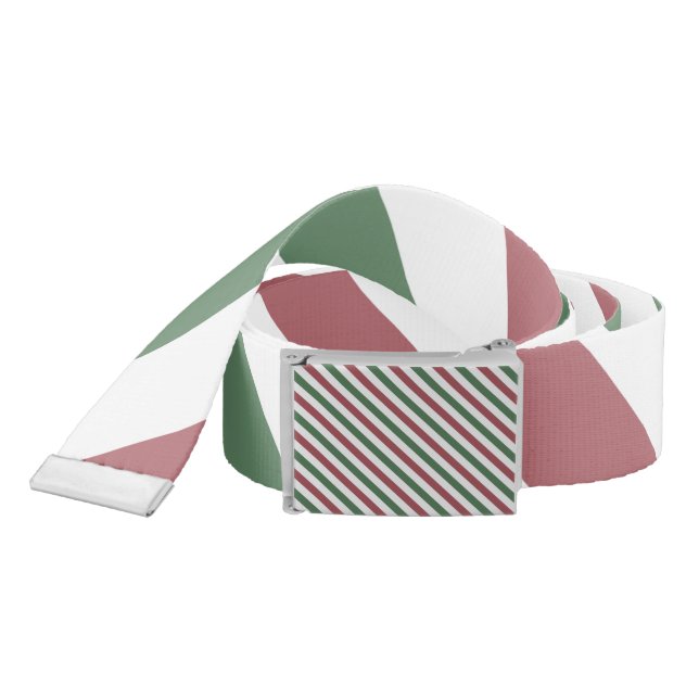 Customizable Christmas Stripes Belt (Snake)