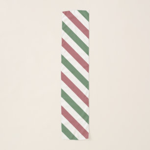 Customizable Christmas Stripes Scarf