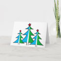 Customizable Christmas Tree Cards card