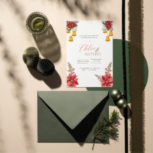 Customizable Christmas Wedding Invitation