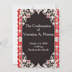 Customizable Church Confirmation Invitation