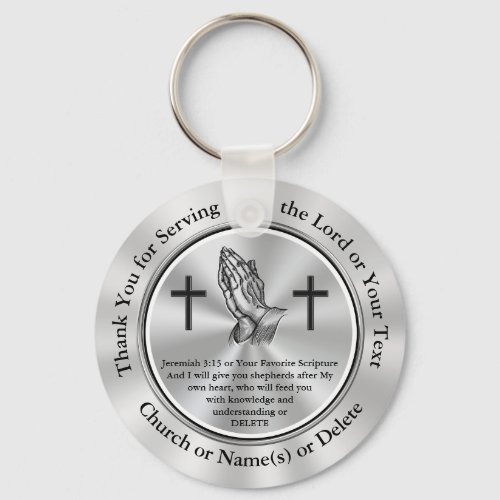 Customizable Church Volunteer Appreciation Gifts Keychain