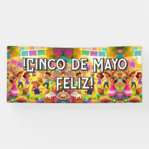 Customizable ¡Cinco de Mayo Fleliz!   Banner