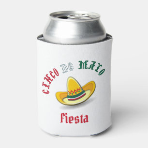 Customizable Cinco de Mayo May 5 Fiesta Can Cooler