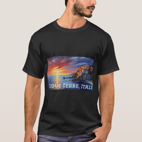 Customizable Cinque Terre Italy T_Shirt