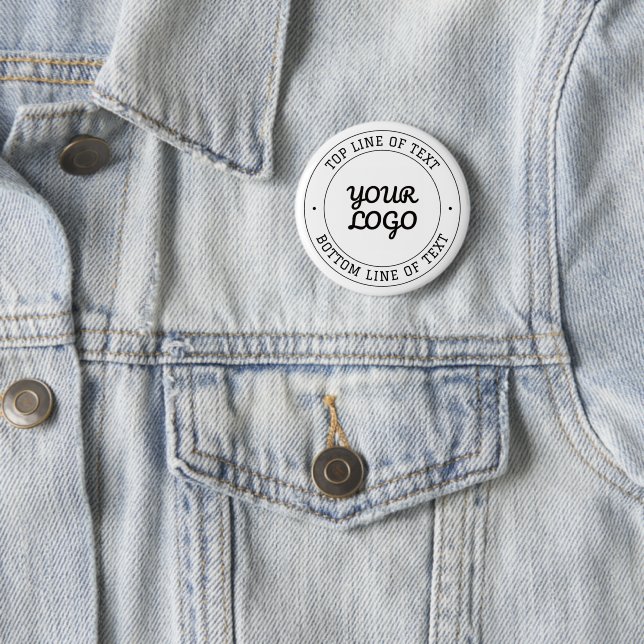 Customizable Circular Text & Logo Replacement Button (In Situ)