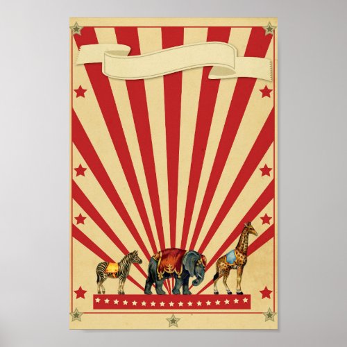 Customizable Circus Poster