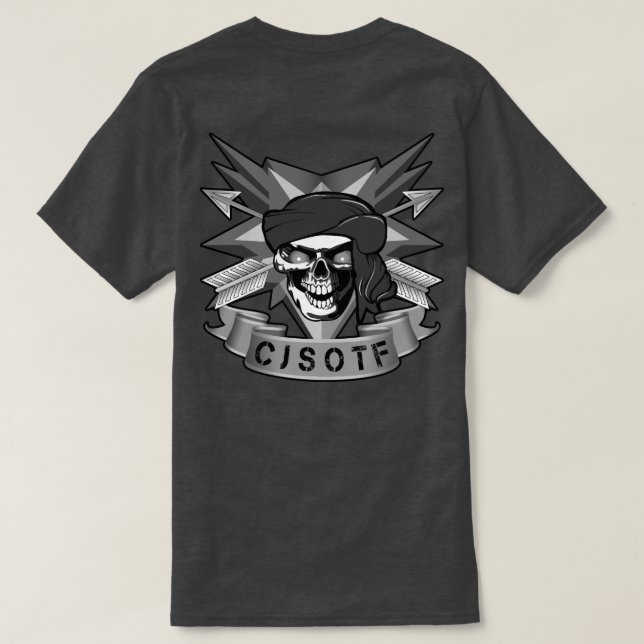 Customizable CJSTOF Monochrome T-Shirt (Design Back)