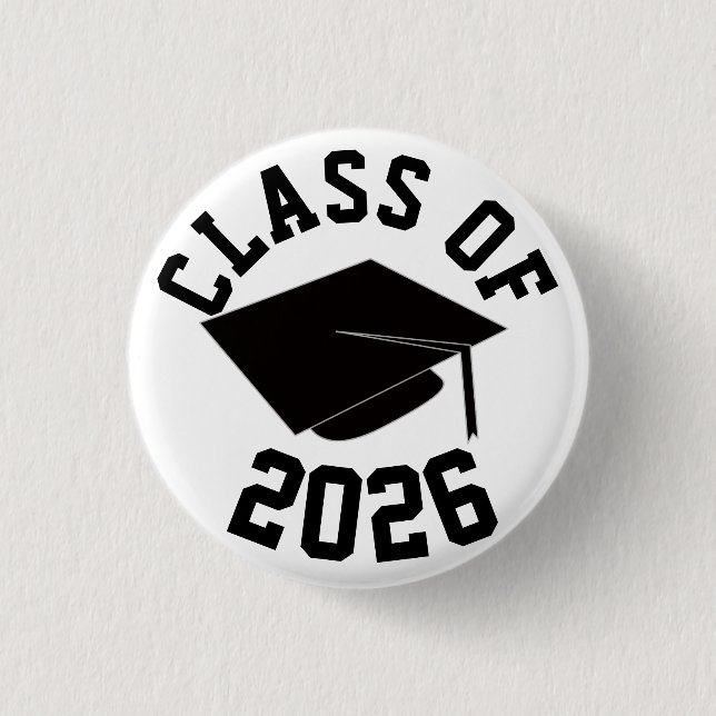 Customizable "Class Of"  Button (Front)