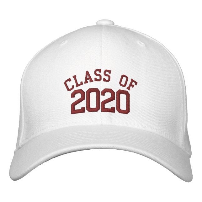 Customizable Class of w/ Name Embroidered Baseball Cap (Front)