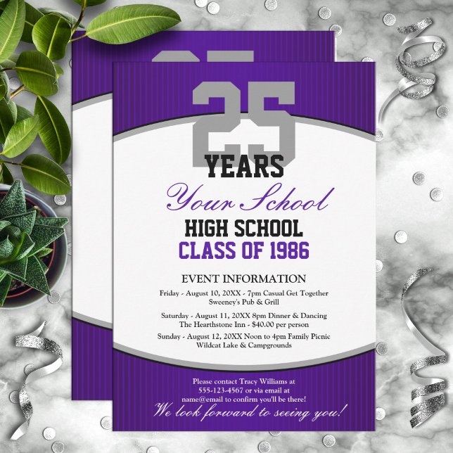 Customizable Class Reunion Invitation (Creator Uploaded)