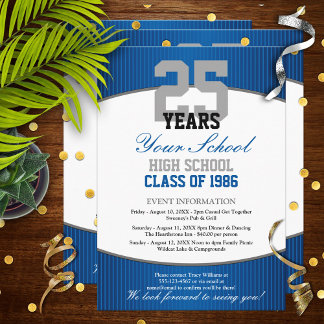 Customizable Class Reunion Invitation