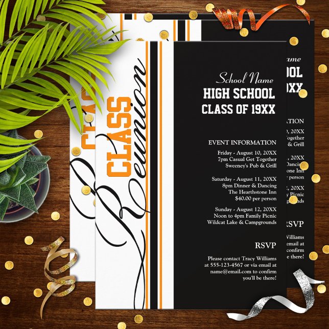Customizable Class Reunion Invitations (Creator Uploaded)