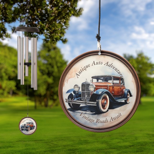 Customizable Classic Car Wind Chime (Outdoor)
