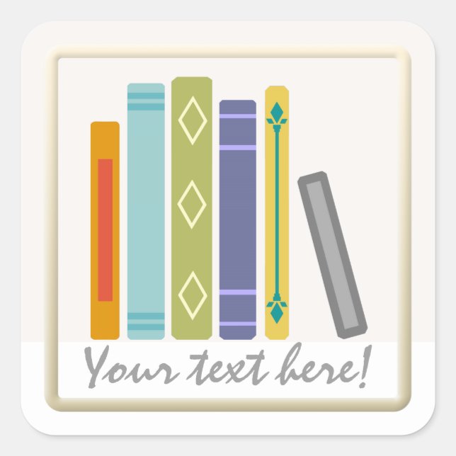 Customizable Classic Children's Books Stickers (Front)