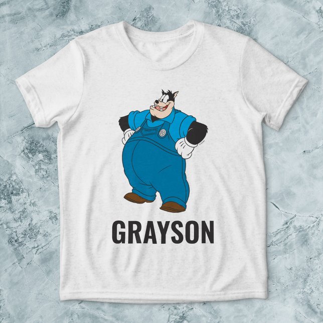 Customizable Classic Pete Tri-Blend Shirt (Shirt on background)