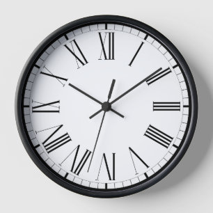 Customizable Classic Roman Numeral Clock