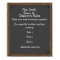 CUSTOMIZABLE Classroom Chalkboard Poster