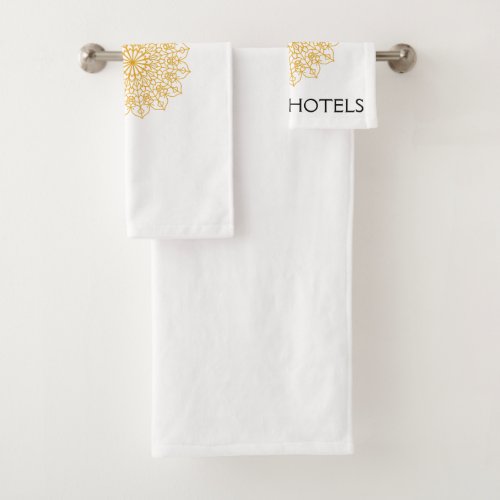 Customizable Classy Hotel Towels