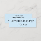 Customizable & Classy Nail Artist Business Card (Front/Back)