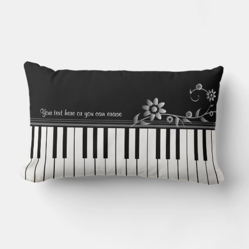 Customizable Classy Piano Pillow