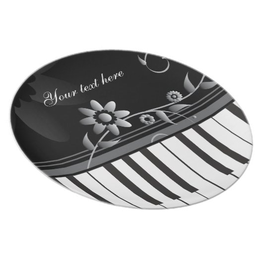 Customizable Classy Piano Plate (Right Side)
