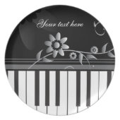 Customizable Classy Piano Plate (Front)