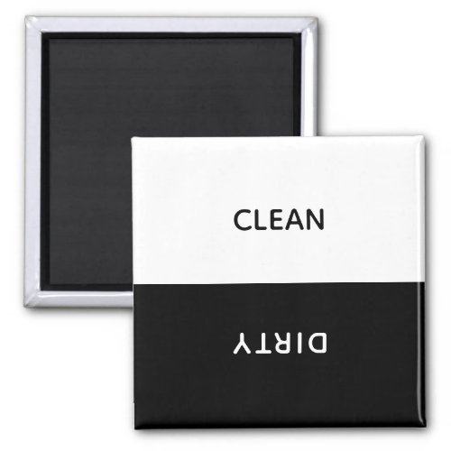 Customizable Clean Dirty Dishwasher Sign Magnet