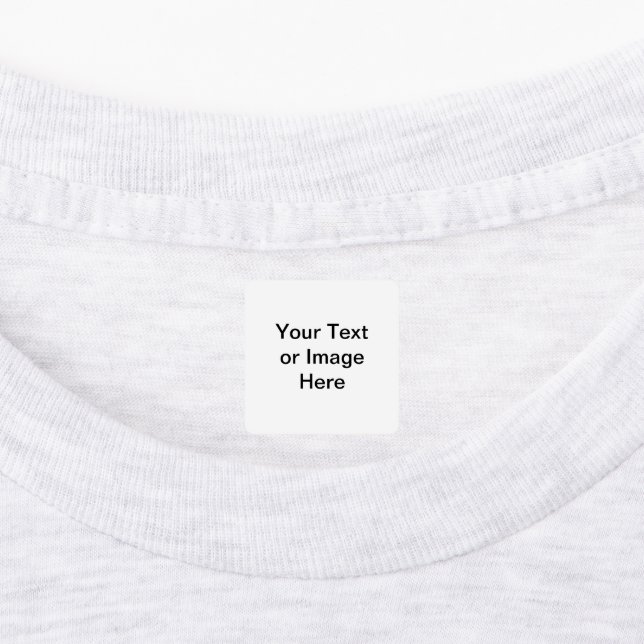 Customizable Clothing Brand / Size / Message  Labels (Affixed)