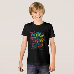 Customizable Clothing   TOO COOL TO SCHOOL Tri-Blend Shirt