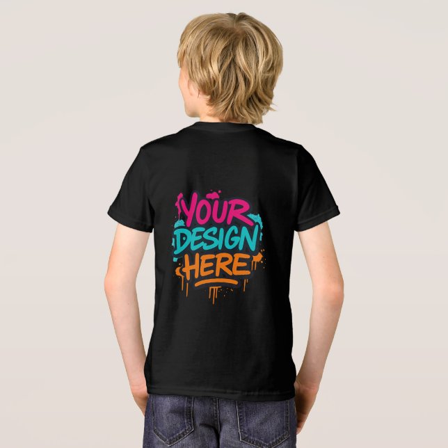 Customizable Clothing | YOU DESIGN HERE Tri-Blend Shirt (Back Full)