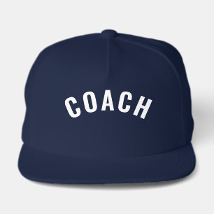Customizable COACH Text Statement Navy Snap Back Hat