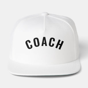 Customizable COATCH Text Statement Snap Back Hat