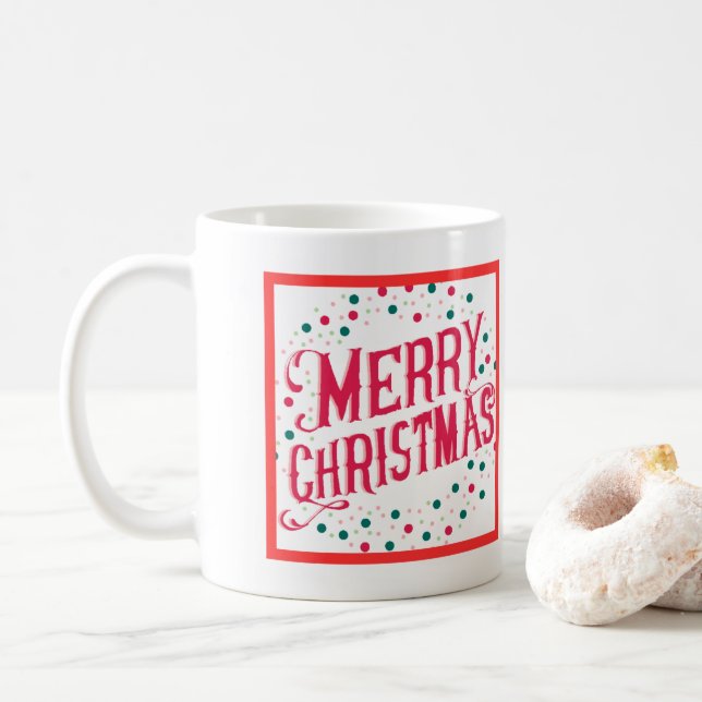 "Customizable Coffee Companion" Coffee Mug (With Donut)