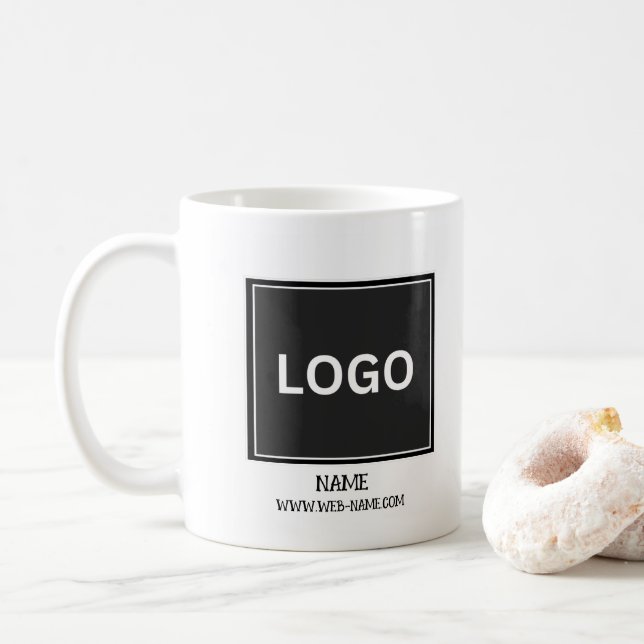 "Customizable Coffee Companion" Mug (With Donut)