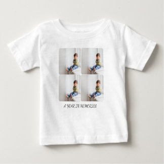 Customizable Collage Image with Text Baby T-Shirt