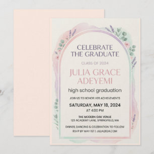 Customizable College Graduation Announcement Card