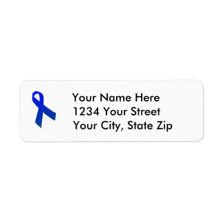 Customizable Colon Cancer Awareness Address Label