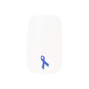 Customizable Colon Cancer Awareness Nail Set Minx Nail Art