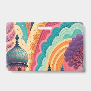 Customizable Color Burst Event Badge
