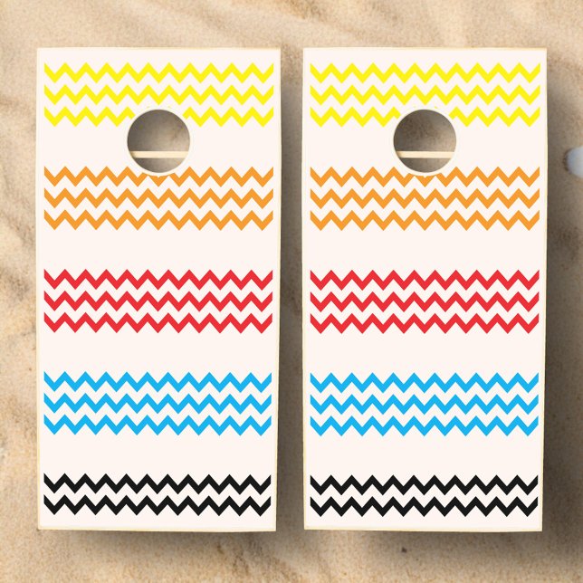  Customizable Color Chevron Outdoor Party Game (Customizable Color Chevron Outdoor Party Game)