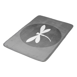 Customizable Color Dragonfly Bath Mat